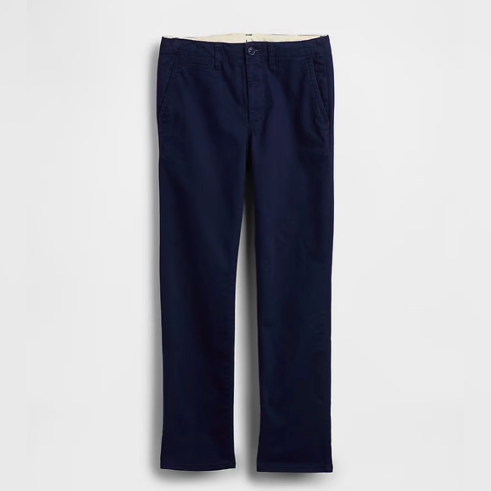 GAP Kids Uniform Straight-Fit Stretch Khakis
Boys size 16 Dark Night